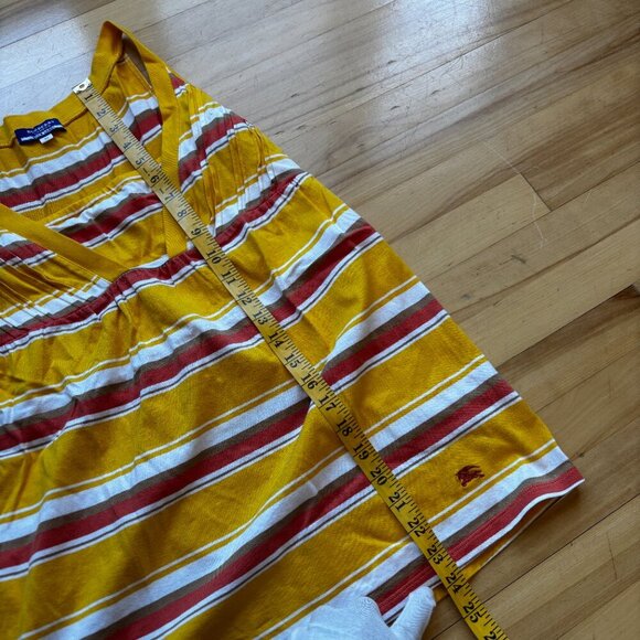 Burberry Blue Label Women's Striped Sleeveless Top - Size 38 (US 4-6) - Picture 3 of 11